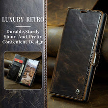 Load image into Gallery viewer, CASEKIS Luxury Flip Leather Phone Case for Galaxy S24 Ultra 5G
