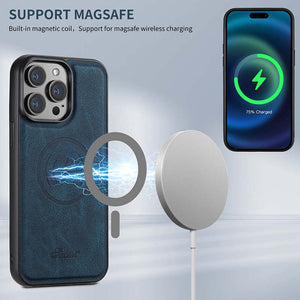 Casekis MagSafe Cardholder Detachable Phone Case Blue