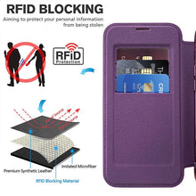 Load image into Gallery viewer, Casekis RFID Cardholder MagSafe Phone Case Purple
