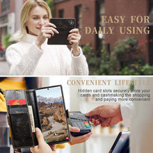 Load image into Gallery viewer, CASEKIS Luxury Flip Leather Phone Case for Galaxy S24 Ultra 5G
