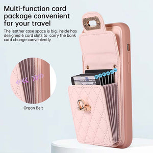 Casekis Crossbody Cardholder Phone Case Rose Gold