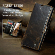 Load image into Gallery viewer, CASEKIS Luxury Flip Leather Phone Case for Galaxy S23 Ultra 5G
