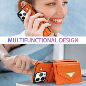 Casekis Multi-Slot Crossbody Fashion Phone Case Orange