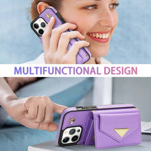 Load image into Gallery viewer, Casekis Multi-Slot Crossbody Fashion Phone Case Purple
