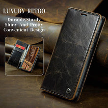 Load image into Gallery viewer, CASEKIS Luxury Flip Leather Phone Case for Galaxy S23 5G
