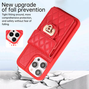 Casekis Crossbody Cardholder Phone Case Red