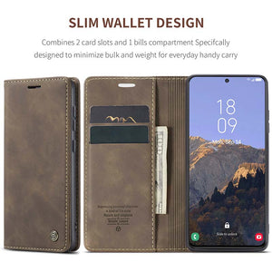 Casekis Retro Wallet Case For Galaxy S23 Plus 5G