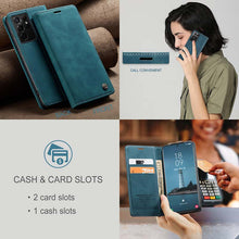 Load image into Gallery viewer, Casekis Carholder Retro Wallet Case For Galaxy S21 Ultra 5G
