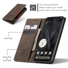 Load image into Gallery viewer, Casekis Retro Wallet Case For Pixel 8 Pro 5G
