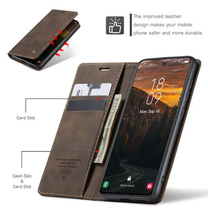 Casekis Retro Wallet Case For Galaxy S24 Plus 5G