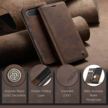 Load image into Gallery viewer, Casekis Retro Wallet Case For Pixel 9 5G
