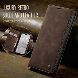 Casekis Retro Wallet Case For iPhone 16 Pro Max