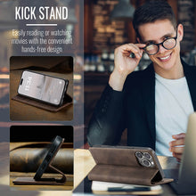 Load image into Gallery viewer, Casekis Retro Wallet Case For iPhone 16 Pro Max
