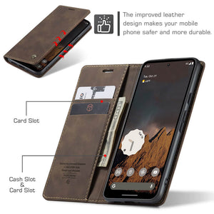 Casekis Retro Wallet Case For Pixel 9 5G