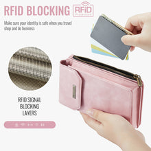 Lade das Bild in den Galerie-Viewer, Casekis Crossbody RFID Zipper Phone Bag Pink
