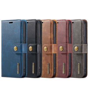 Casekis Detachable Leather Wallet Phone Case Blue