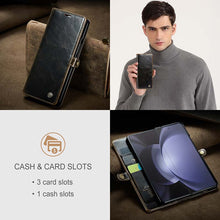 Load image into Gallery viewer, Casekis Luxury Flip Leather Card Slots Phone Case for Galaxy Z Fold 5 5G
