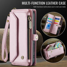 Lade das Bild in den Galerie-Viewer, Casekis Cardholer Zipper Wallet Crossbody Phone Case Pink
