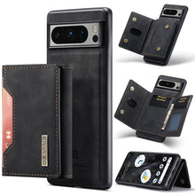 Load image into Gallery viewer, Casekis Magnetic Wallet Detachable Phone Case Black
