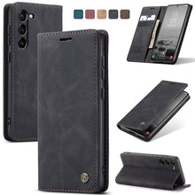 Lade das Bild in den Galerie-Viewer, Casekis Retro Wallet Case For Galaxy S23 Plus 5G
