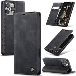 Casekis Retro Wallet Case For iPhone 16 Pro Max