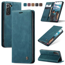 Load image into Gallery viewer, Casekis Retro Wallet Case For Galaxy S21 FE 5G
