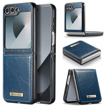 Load image into Gallery viewer, CASEKIS Galaxy Z Flip 6 5G Luxury Flip Leather Phone Case
