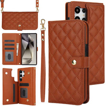 Load image into Gallery viewer, Casekis Crossbody RFID Wallet Phone Case Brown
