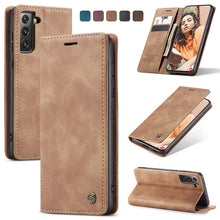 Load image into Gallery viewer, Casekis Retro Wallet Case For Casekis S21 Plus 5G
