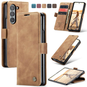 Casekis Retro Wallet Case For Galaxy Z Fold6 5G