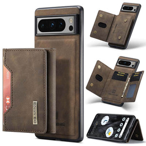 Casekis Magnetic Wallet Detachable Phone Case Coffee