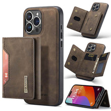 Load image into Gallery viewer, Casekis Magnetic Wallet Detachable Phone Case Coffee
