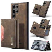 Load image into Gallery viewer, Casekis Magnetic Wallet Detachable Phone Case Coffee
