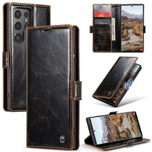 Load image into Gallery viewer, CASEKIS Luxury Flip Leather Phone Case for Galaxy S24 Ultra 5G
