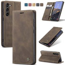 Load image into Gallery viewer, Casekis Retro Wallet Case For Galaxy S23 Plus 5G
