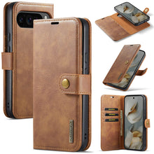 Load image into Gallery viewer, Casekis Detachable Leather Wallet Phone Case Brown
