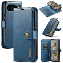 Load image into Gallery viewer, Casekis Detachable Leather Wallet Phone Case Blue
