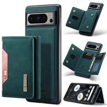 Load image into Gallery viewer, Casekis Magnetic Wallet Detachable Phone Case Green
