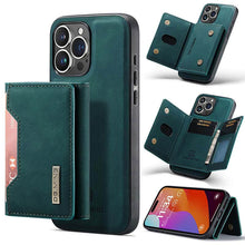 Load image into Gallery viewer, Casekis Magnetic Wallet Detachable Phone Case Green
