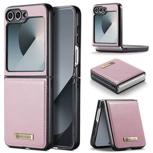 Load image into Gallery viewer, CASEKIS Galaxy Z Flip 6 5G Luxury Flip Leather Phone Case
