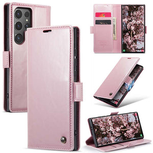 CASEKIS Luxury Flip Leather Phone Case for Galaxy S24 Ultra 5G