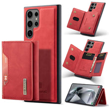 Load image into Gallery viewer, Casekis Magnetic Wallet Detachable Phone Case Red
