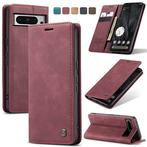 Casekis Retro Wallet Case For Pixel 8 Pro 5G