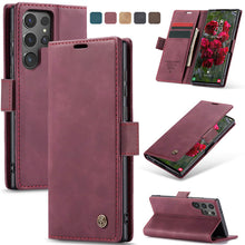 Lade das Bild in den Galerie-Viewer, Casekis Retro Wallet Case For Galaxy S24 Ultra 5G
