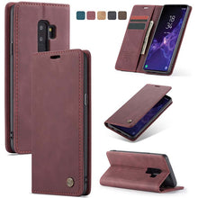 Load image into Gallery viewer, Casekis Retro Wallet Case For Galaxy S9 Plus
