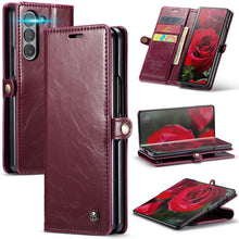 Load image into Gallery viewer, Casekis Luxury Flip Leather Card Slots Phone Case for Galaxy Z Fold 6 5G
