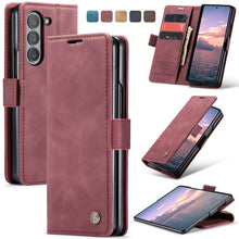 Load image into Gallery viewer, Casekis Retro Wallet Case For Galaxy Z Fold6 5G
