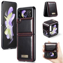 Load image into Gallery viewer, CASEKIS Galaxy Z Flip 4 5G Luxury Flip Leather Phone Case
