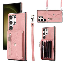 Load image into Gallery viewer, Casekis Accordion Cardholder RFID Zipper Phone Case Rose Gold
