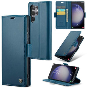 Casekis RFID Cardholder Phone Case Blue